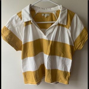 Collared striped shirt